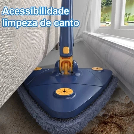 Mop de Limpeza Giratório 360° - AdvancedClean + 3 Panos Grátis