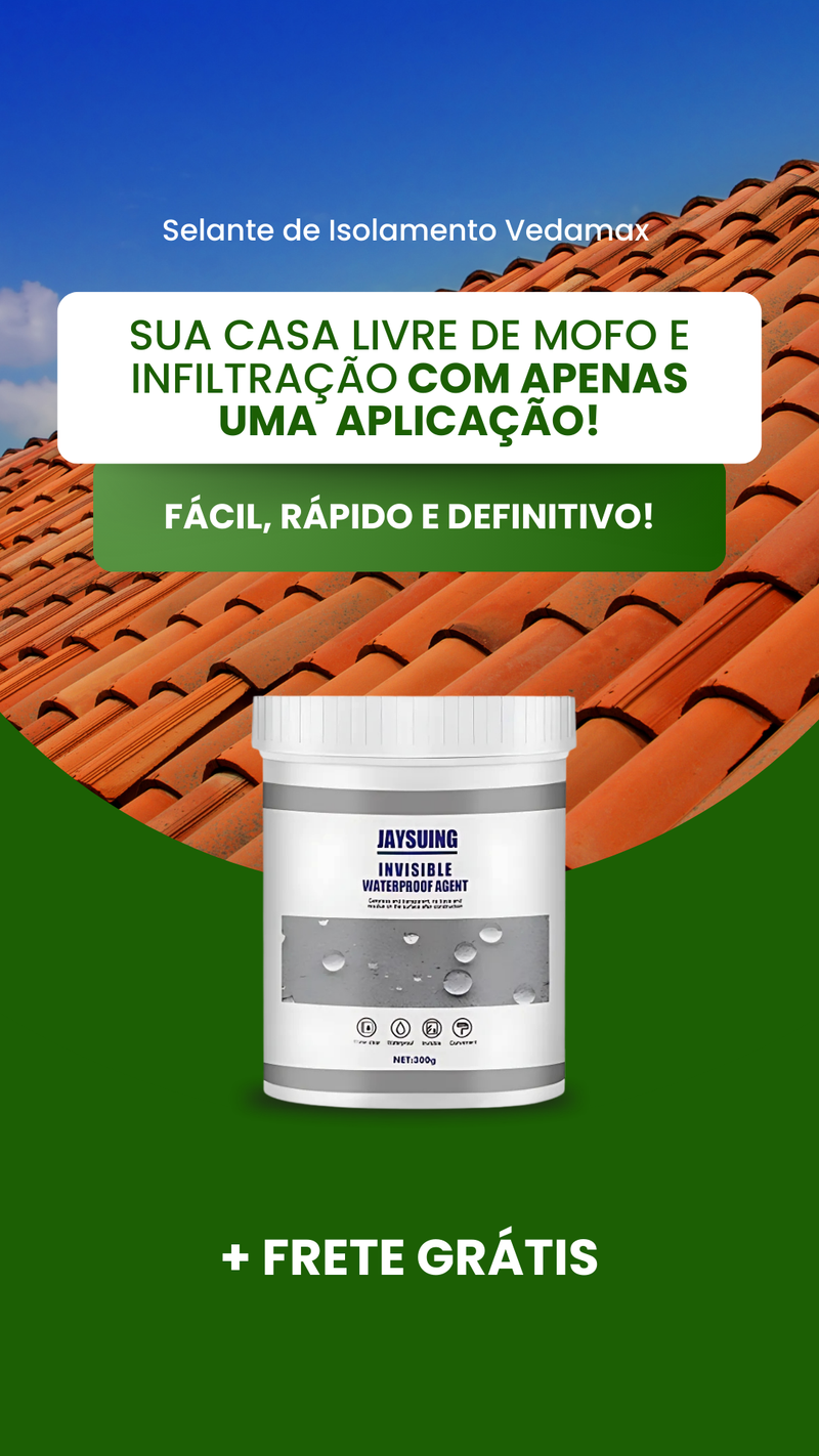 Selante de Isolamento VedaMax® - Impermeabilizante