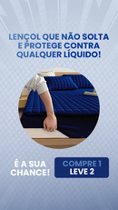 Lençol Impermeável - Capa Protetora com Elástico king