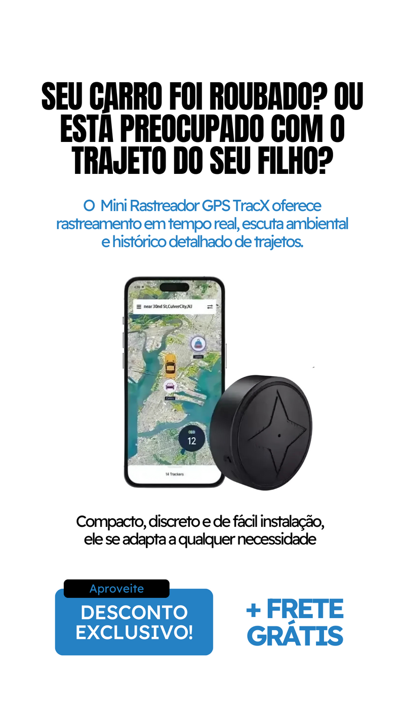 Rastreador GPS TracX™