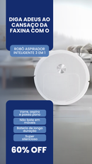 Robô Aspirador Inteligente 3 em 1 - Maxclean™