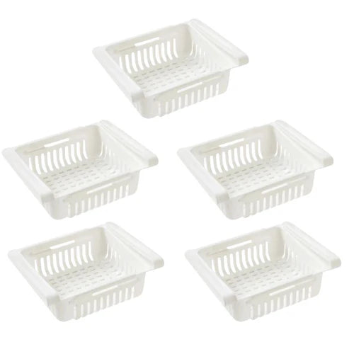 Bandeja Retrátil Organizadora para Geladeira