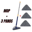 Mop de Limpeza Giratório 360° - AdvancedClean + 3 Panos Grátis