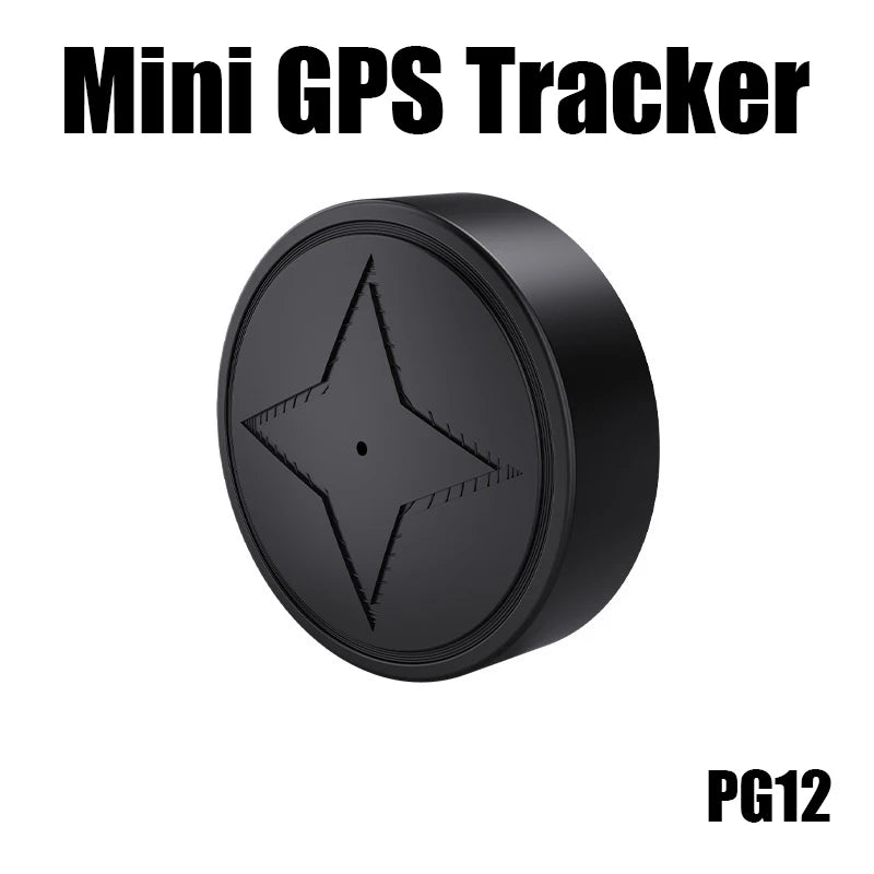 PG 12 Portable GPS Mini Locator Real Time Tracker Automotive GPS Vehicle Tracker Anti-Theft For Cars Portable GPS Via Satellite