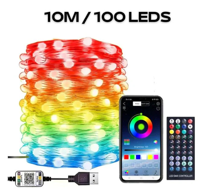 Pisca Pisca Led Smart de Natal - 24 Milhões de Cores