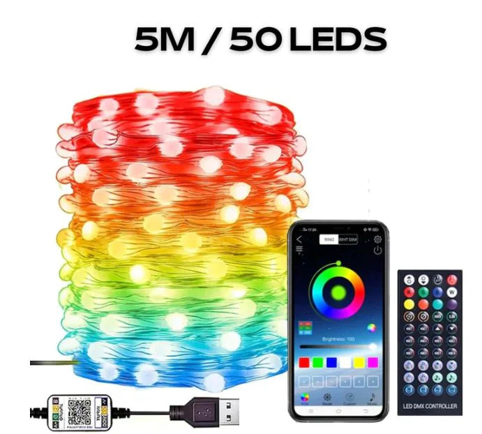 Pisca Pisca Led Smart de Natal - 24 Milhões de Cores