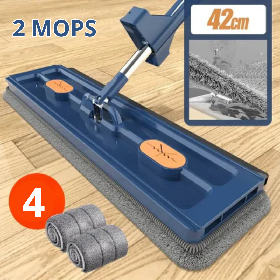 MopMaster© de Limpeza 360° + Balde Dobrável - [GANHE 2 ESPONJAS DE BRINDE]