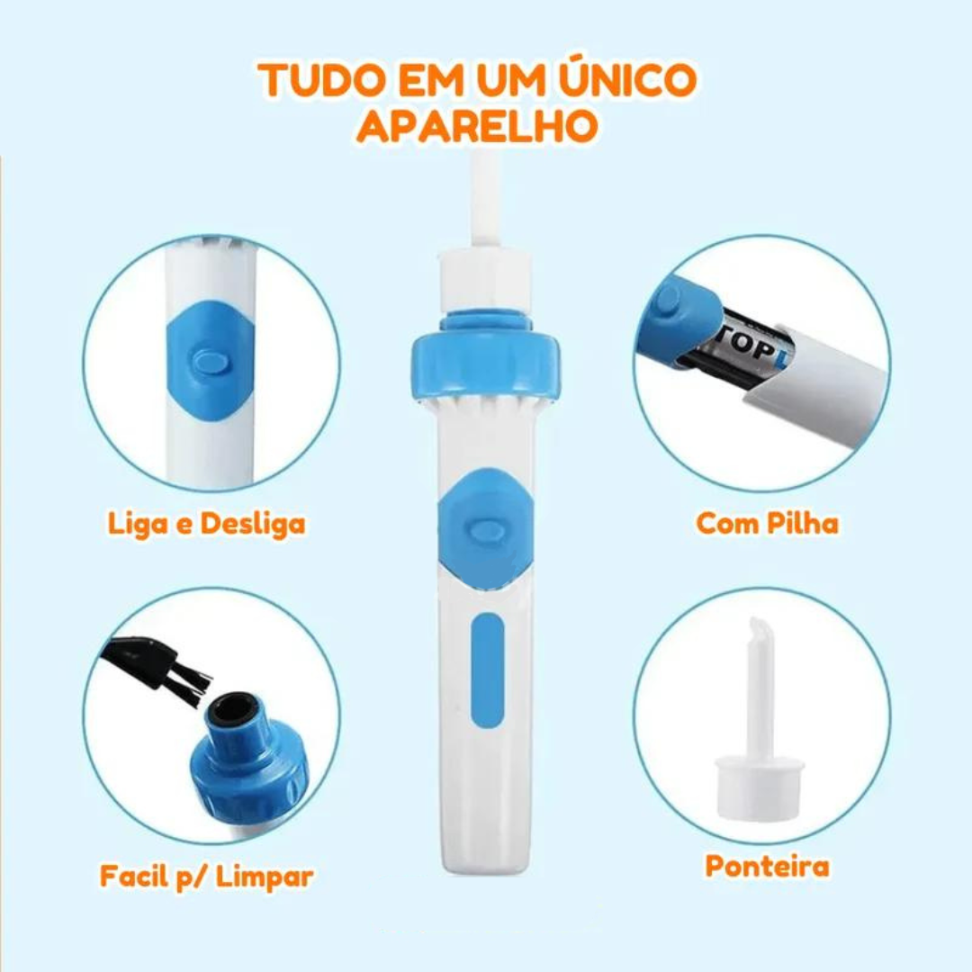 Limpa Ouvidos Magic Clean - Melhore a audição e limpeza de seus ouvidos