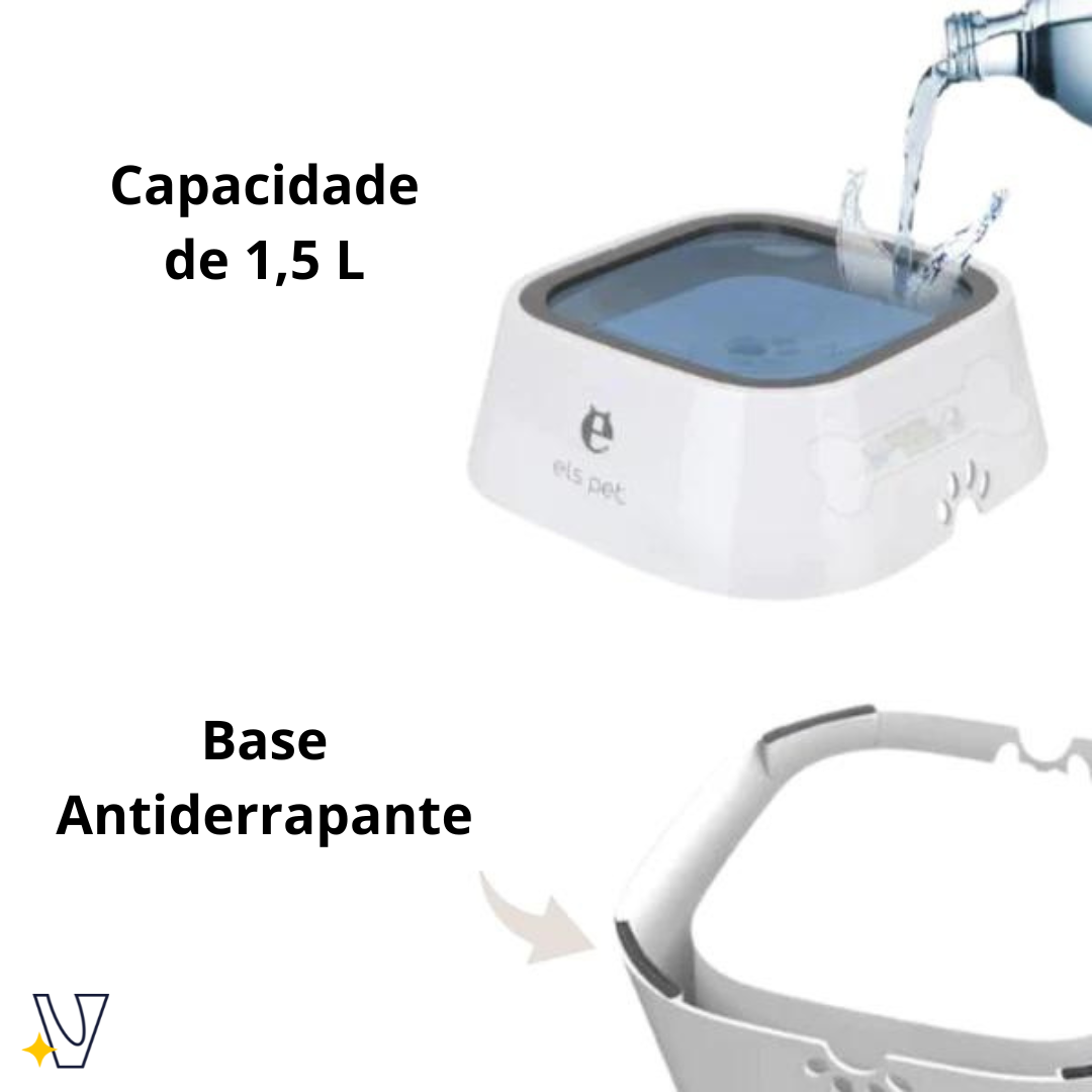 AquaFlex Canino | Bebedouro Els Pet Antirrespingo®